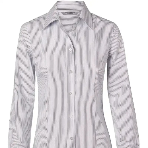 Picture of Winning Spirit, Ladies Ticking Stripe L/S Shirt